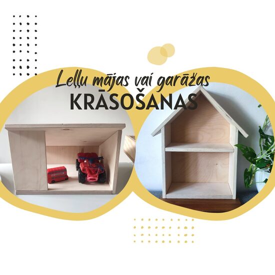 Mājiņas vai garāžas izkrāsošanas nodarbība